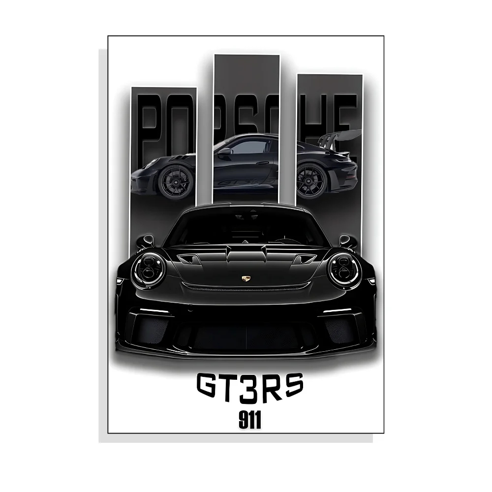 Djane Studio Acrylic Wall Frame | Premium Acrylic Car Wall Frame for Living Room, Bedroom, Office & Gaming Room | Modern Home Décor | Pack of 1 | Size 12x8 Inch